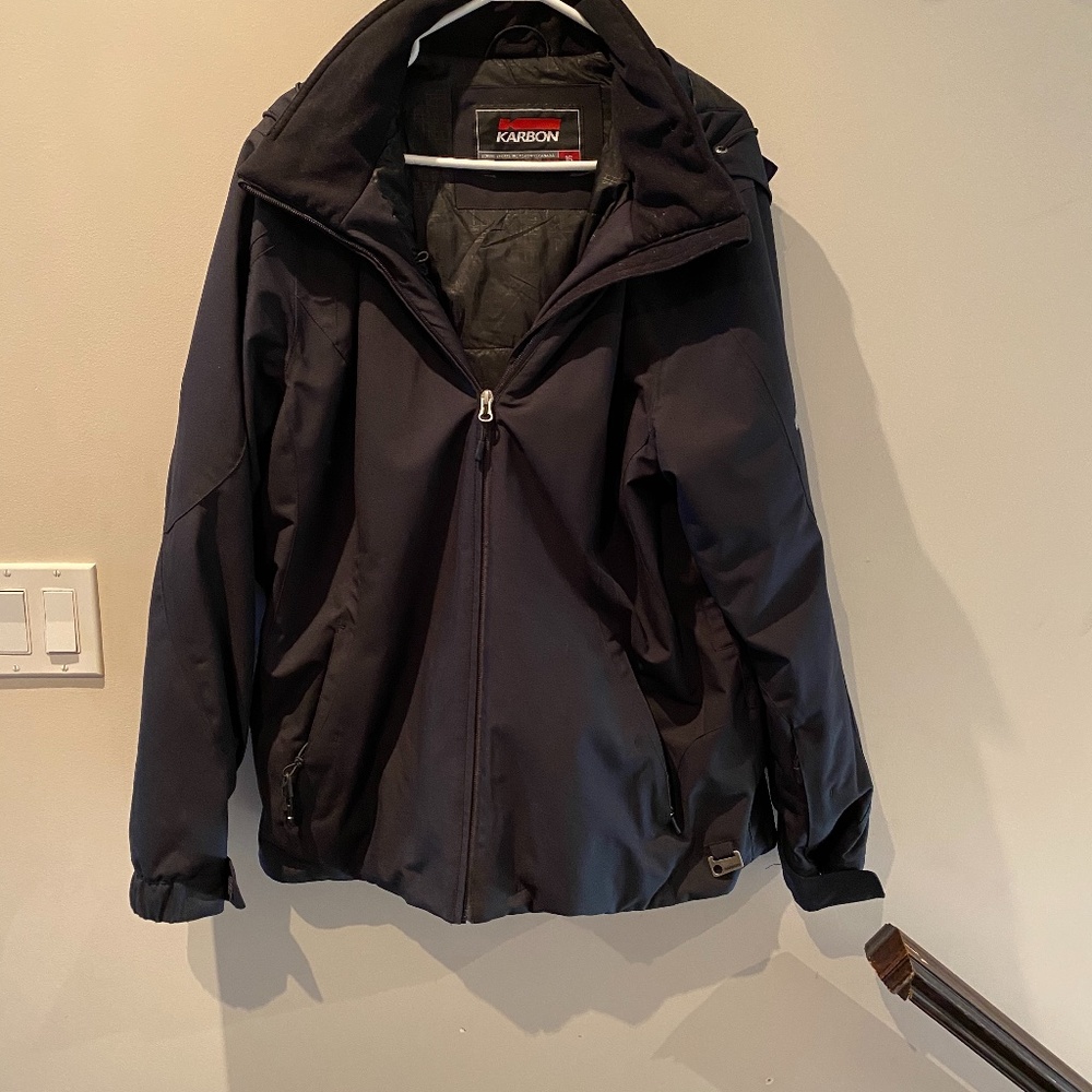 Karbon black ski jacket